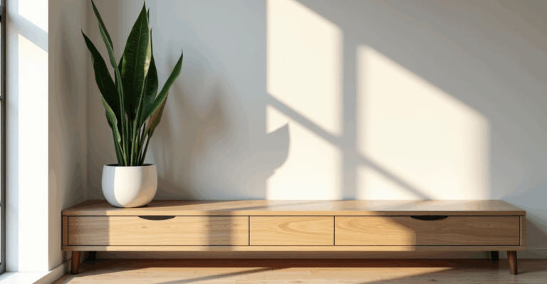 Snake Plant Styling: How to Make Your TV Stand Feel Like a Living Room (Without the Pet Danger)