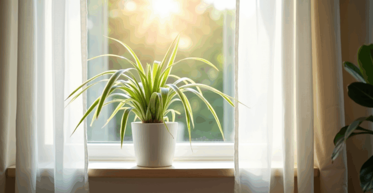 Spider Plant in a West-Facing Room: Low Light Setup That Works (Without the Burn)