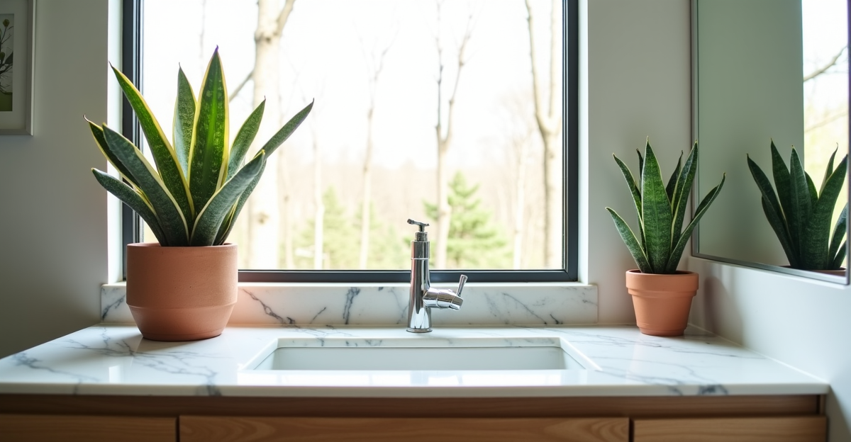 Snake Plants That Actually Thrive in Your Steamy Bathroom (And Why Your Heavy Planter Is Failing You)