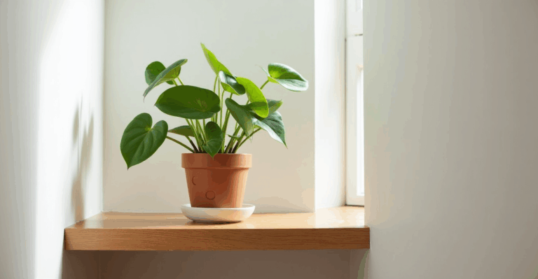 How to Style a Stair Landing with Zz Plant (Tiny Footprint Tips)