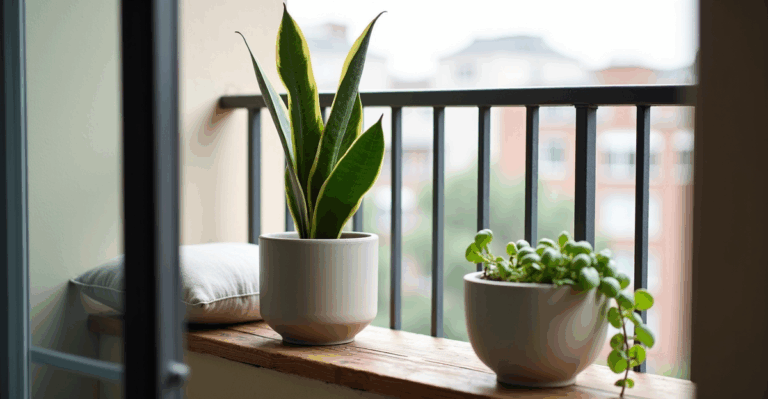 Your Small Balcony’s Secret Weapon: Snake Plant Styling for Low-Light Spaces