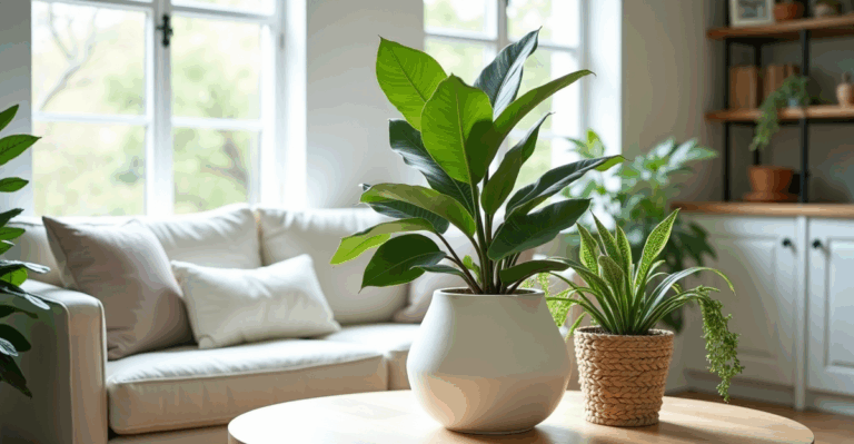 Your Modern Farmhouse Living Room Needs More Than Just a Pothos: Textures, Planter Pairs, and Balance