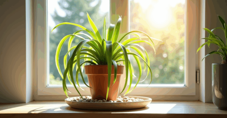 Spider Plant in an East-Facing Room: The Humidity Setup That Actually Works (No Fancy Gimmicks)