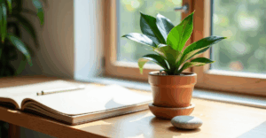 Your Tiny Desk Just Got a Tiny Plant: Styling with ZZ Plants (Without the Clutter)