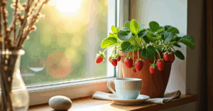 Your South-Window Strawberry Patch: Why Dappled Light is the Secret (Not Direct Sun)