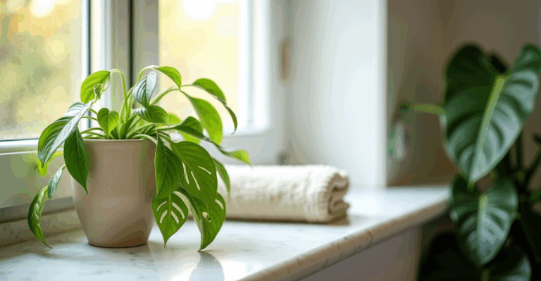 Your Bathroom’s Secret Green Ally: 5 Pothos Varieties That Thrive in Steamy Showers